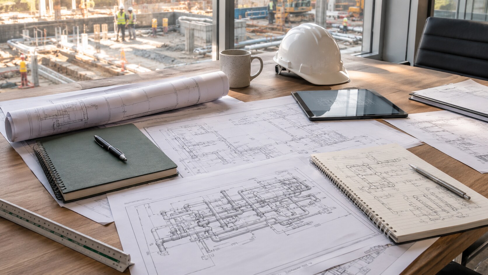 Cooling project plans in a technical workspace