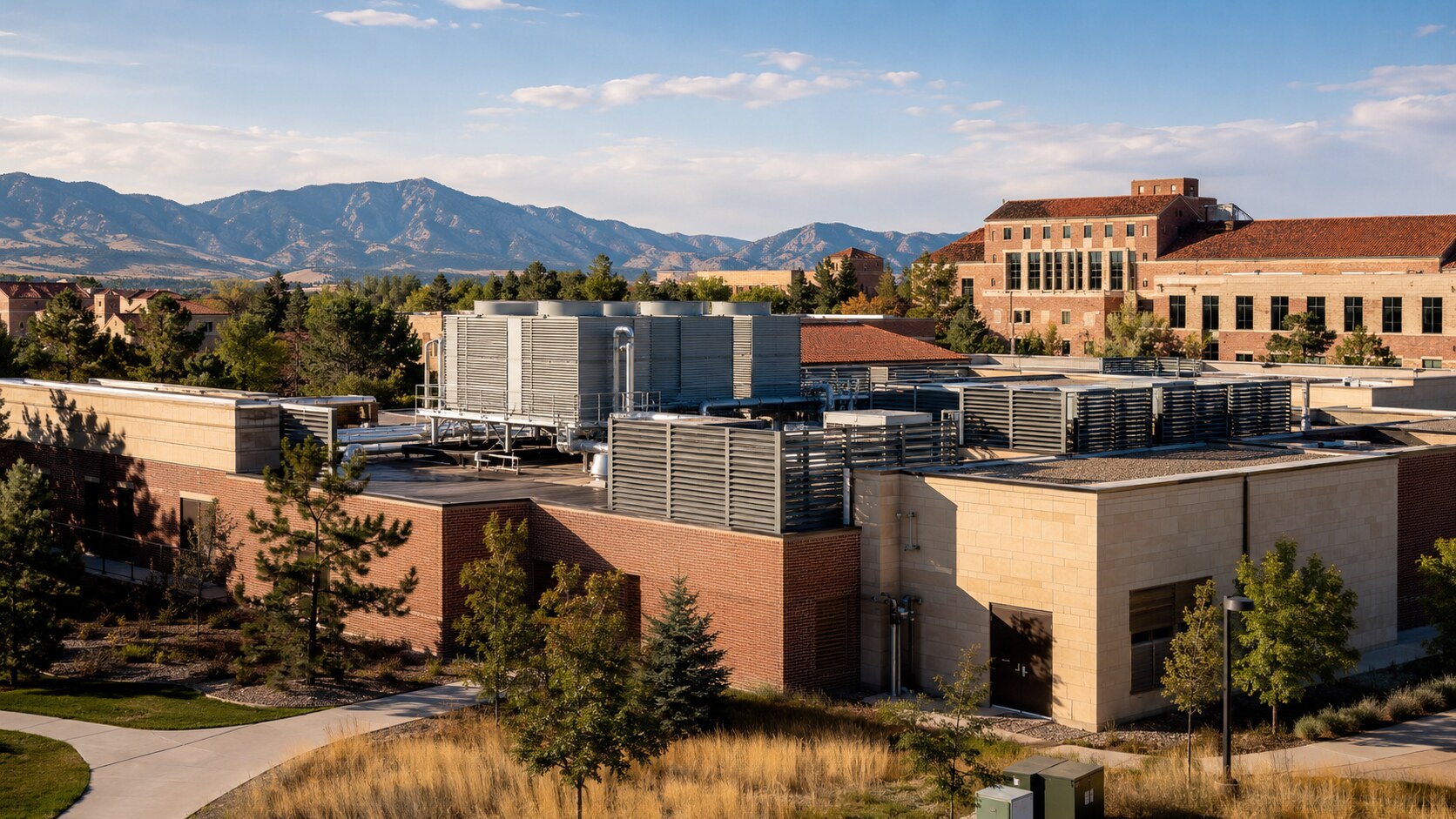 Colorado public campus with central cooling infrastructure